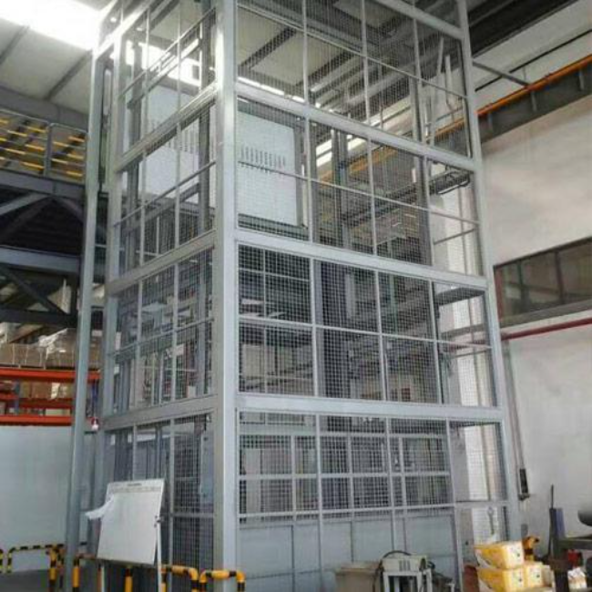 乌烈镇导轨式升降平台货梯